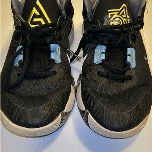 Kids Black and Blue Athletic Shoes